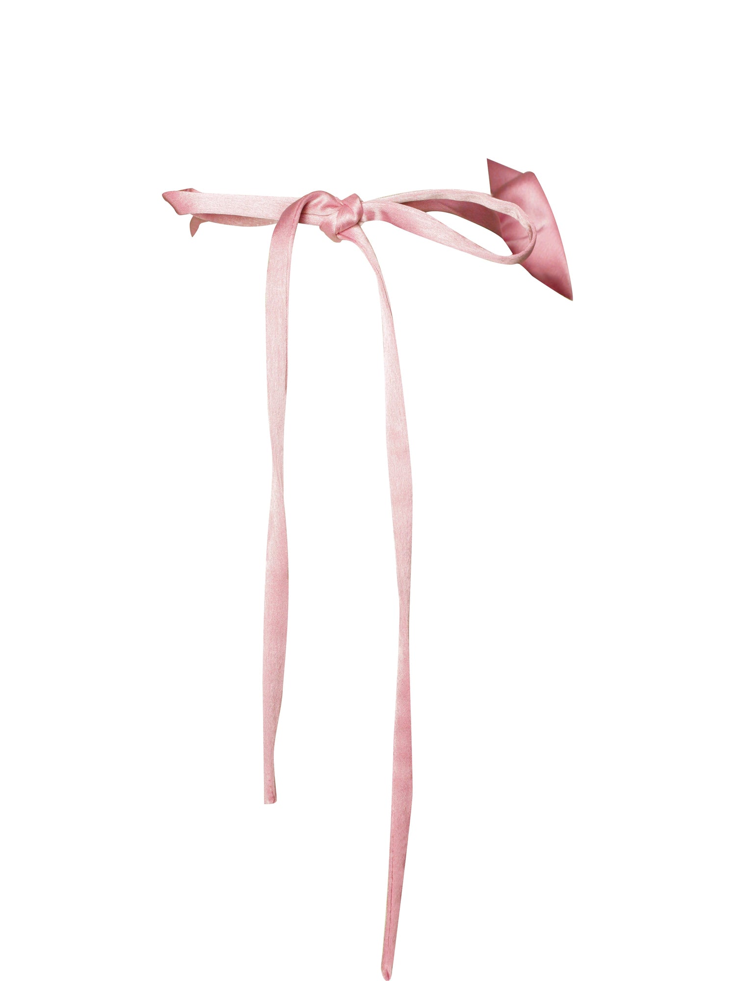 Vida Satin Rose Flower Choker | Salmon Pink