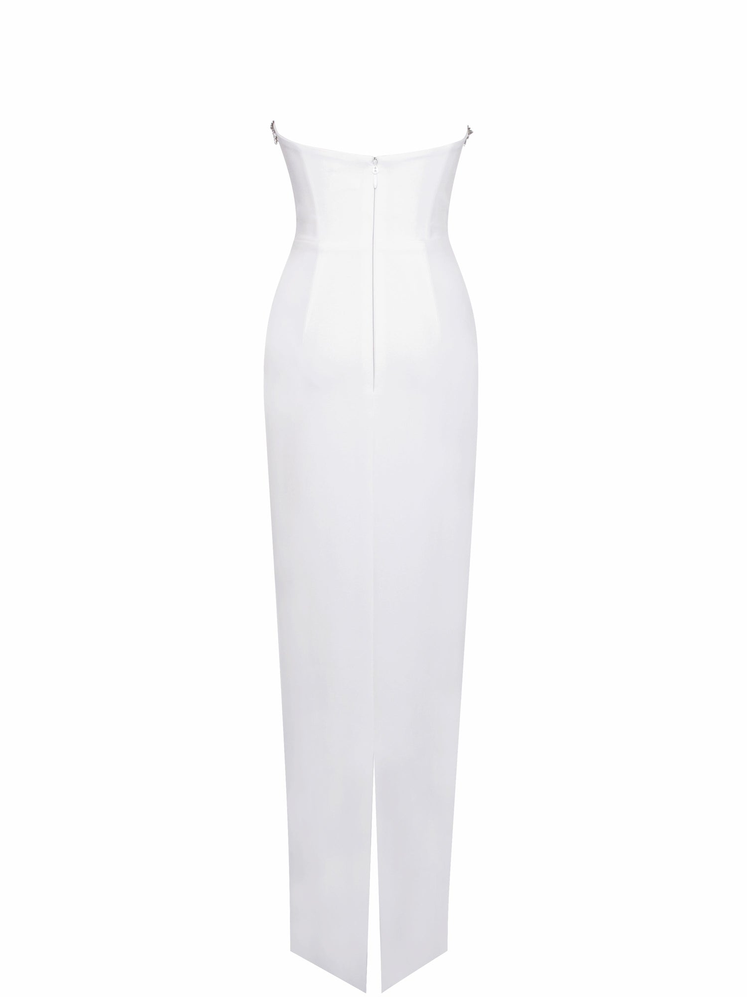 Ivanna Crystal Embellished Maxi Dress | White