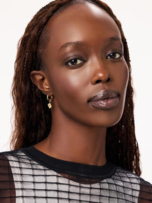 14K Gold Plated Enamel Red Heart Love Vday Earring Charms For Women Ana Luisa Love Letter Charms