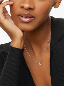 Ana Luisa Jewelry Necklaces Pendants Silver Initial Necklace Letter Silver