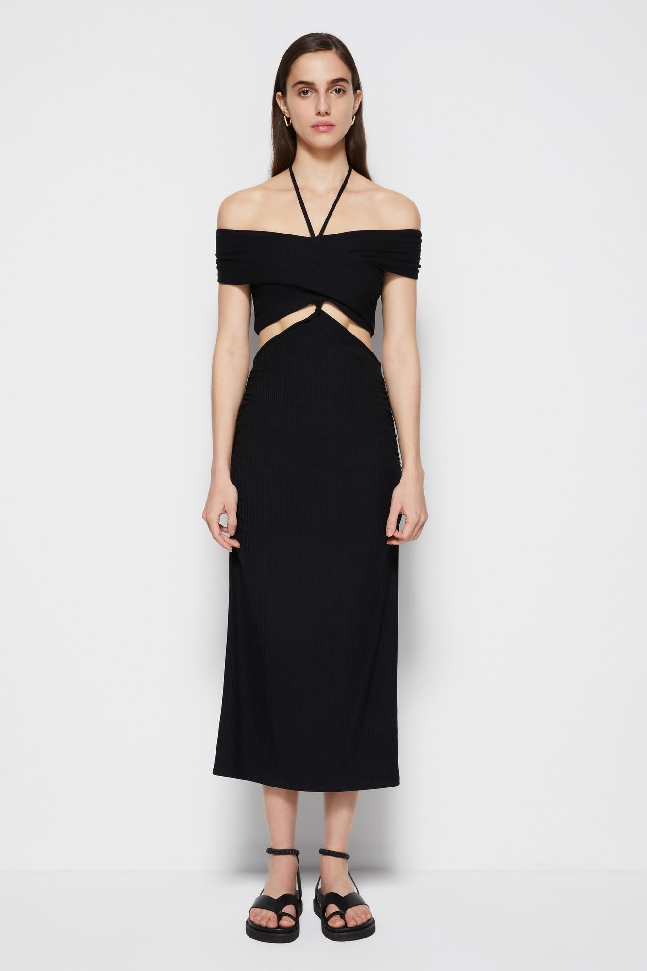 Akane Shaping Halter Dress - SIMKHAI 