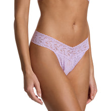 Signature Lace Original Rise Thong | Lavender Fields