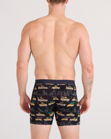 Signature Lace Original Rise Thong & Saxx Boxer Brief | Hail The Holidays | Black