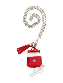 Girls | Leather Earphone Case | Ruby