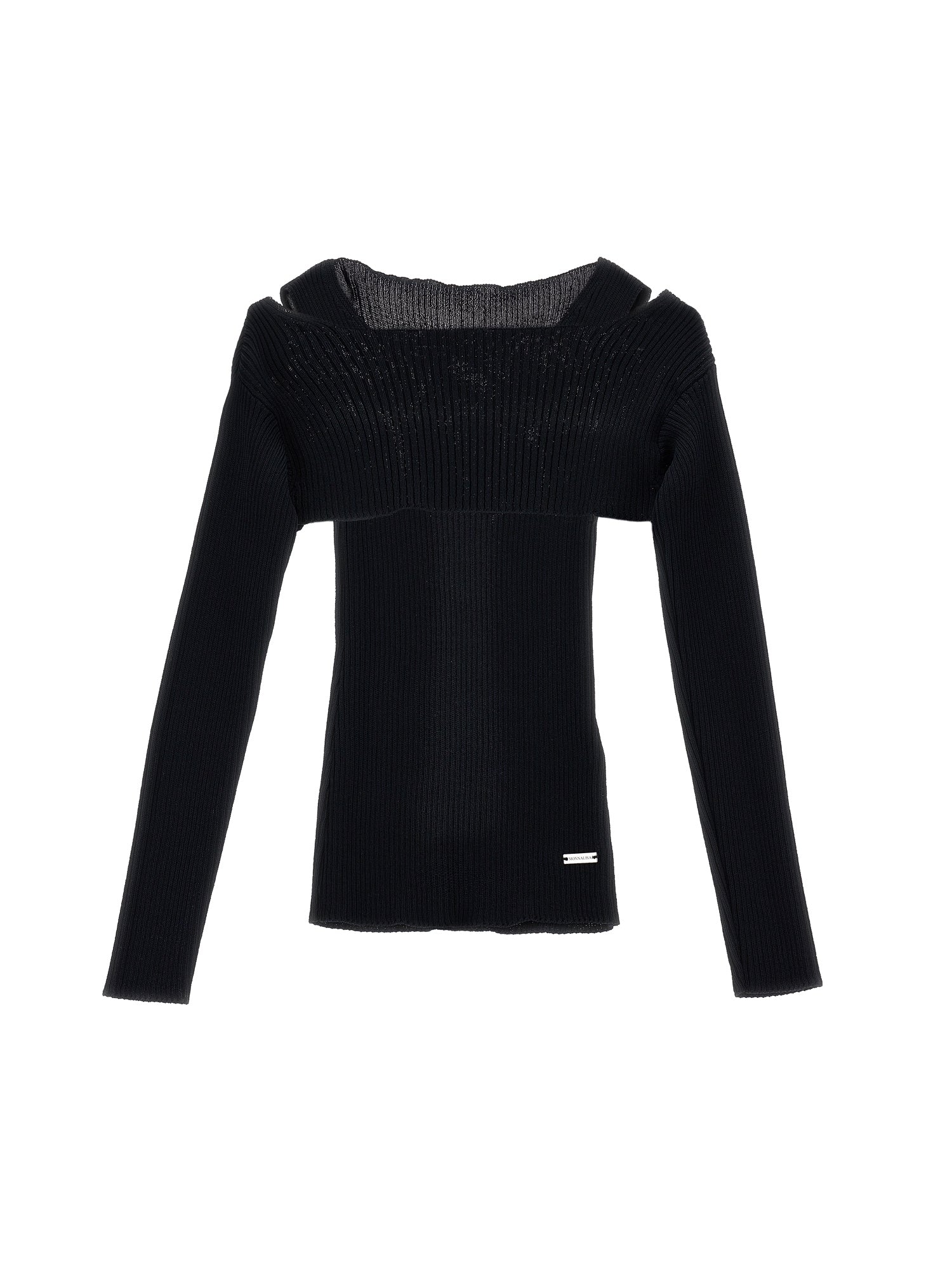 Girls | Knit Tank Top And Crop Top Set | Black