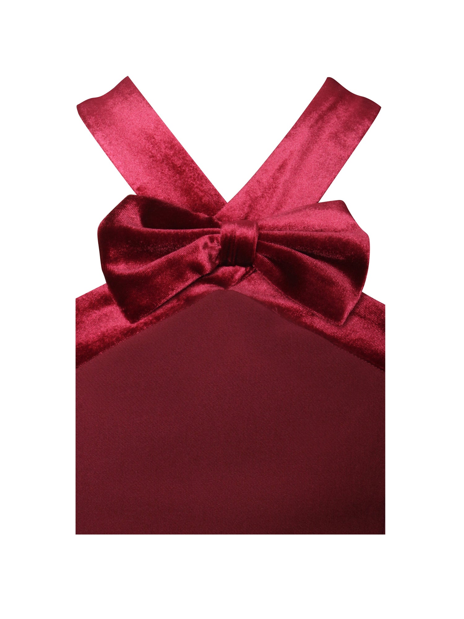 Barbra Cross Straps Bodycon Mini Dress with Bubble Hem | Red