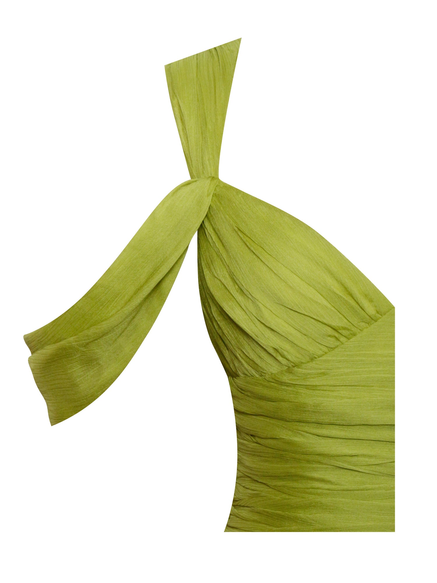 Frani Layered Mesh Mini Dress | Olive Green