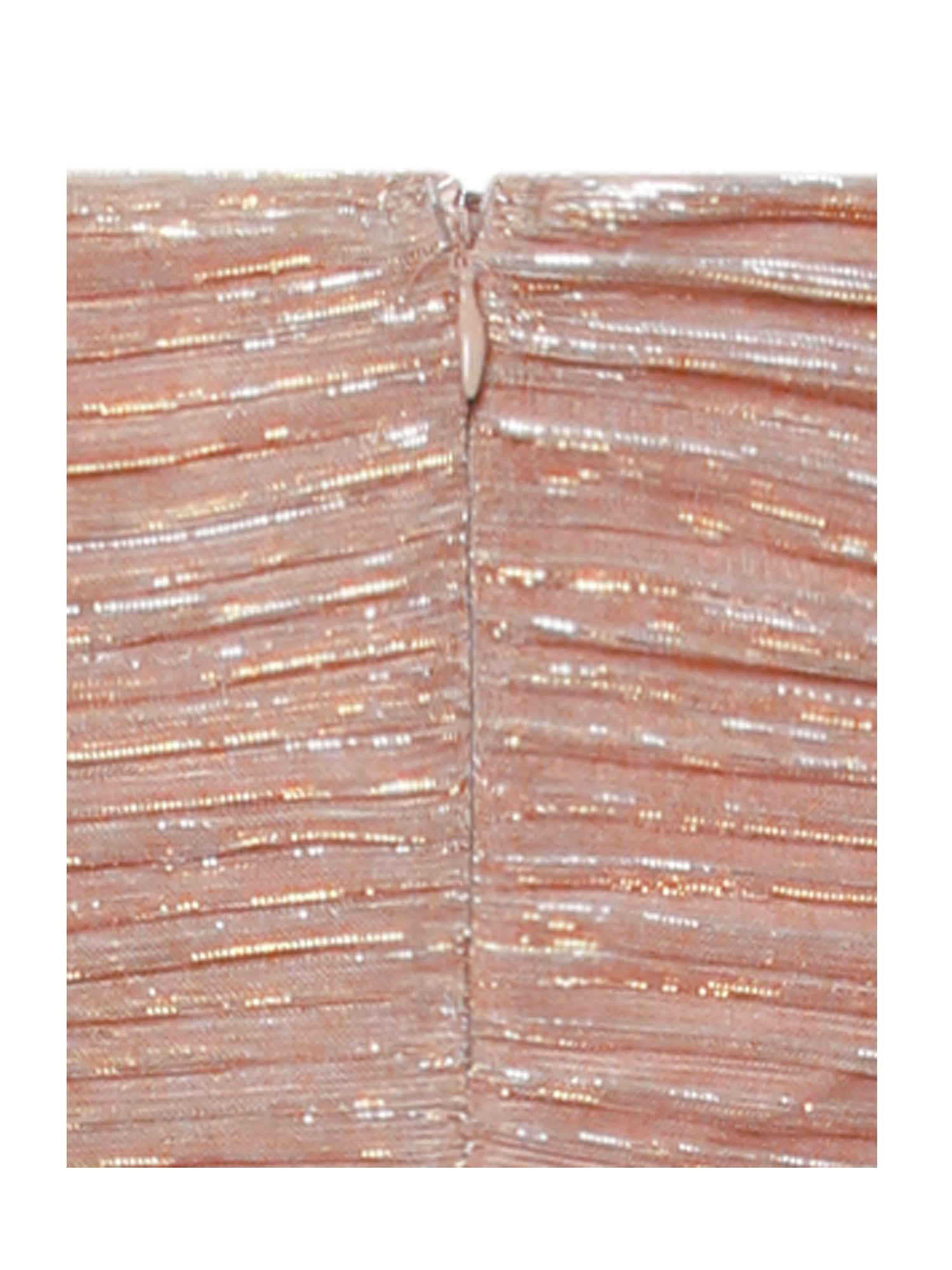 The Glint Ruched Chiffon Long Maxi Dress | Rose Gold