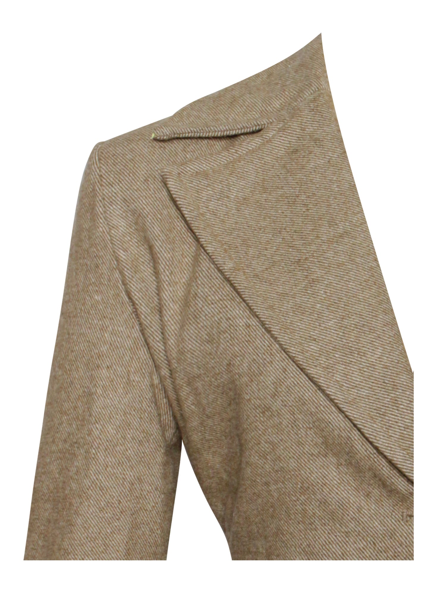 Bailee Vintage Cropped Twill Wool Blend Blazer Jacket | Sage Green