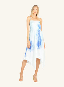 Betty Dress | Azure Morning Glory Print