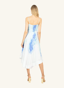 Betty Dress | Azure Morning Glory Print