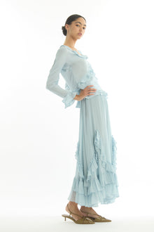 Sander Blouse | Powder Blue