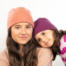 Kids | Cashmere Beanie Hat | SK Damson