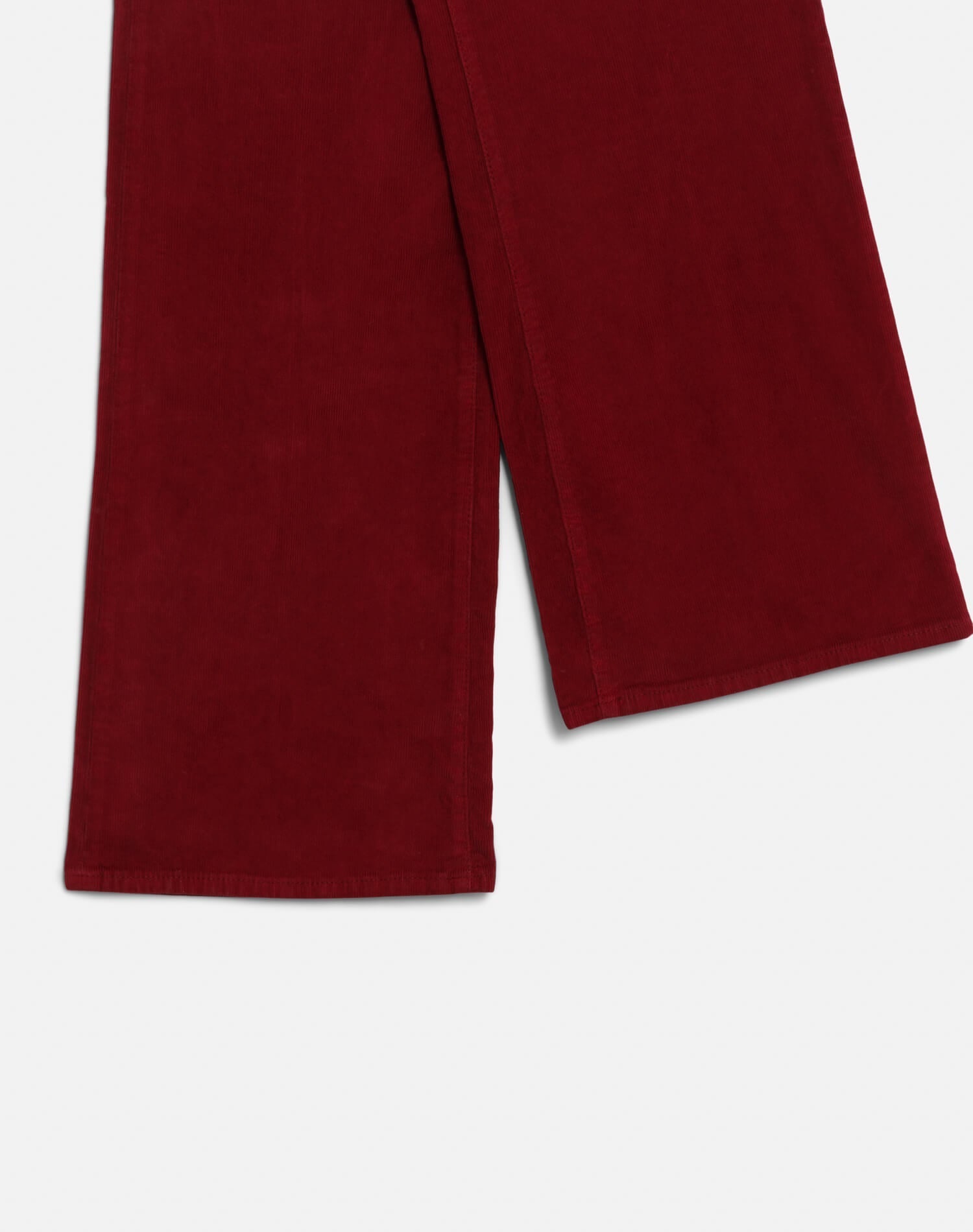 Womens | High Rise Wide Leg | Beet Cord