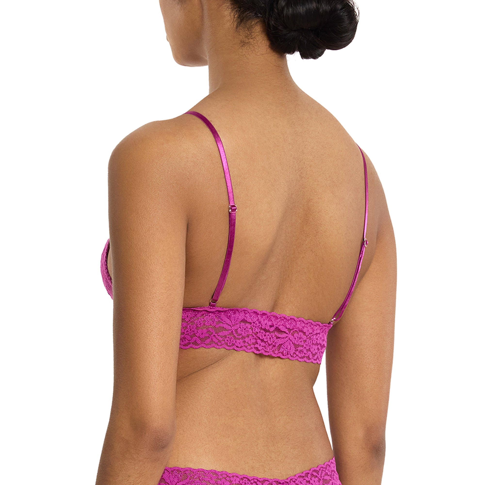 Flora Lace Bralette | Picking Plums (Pink)