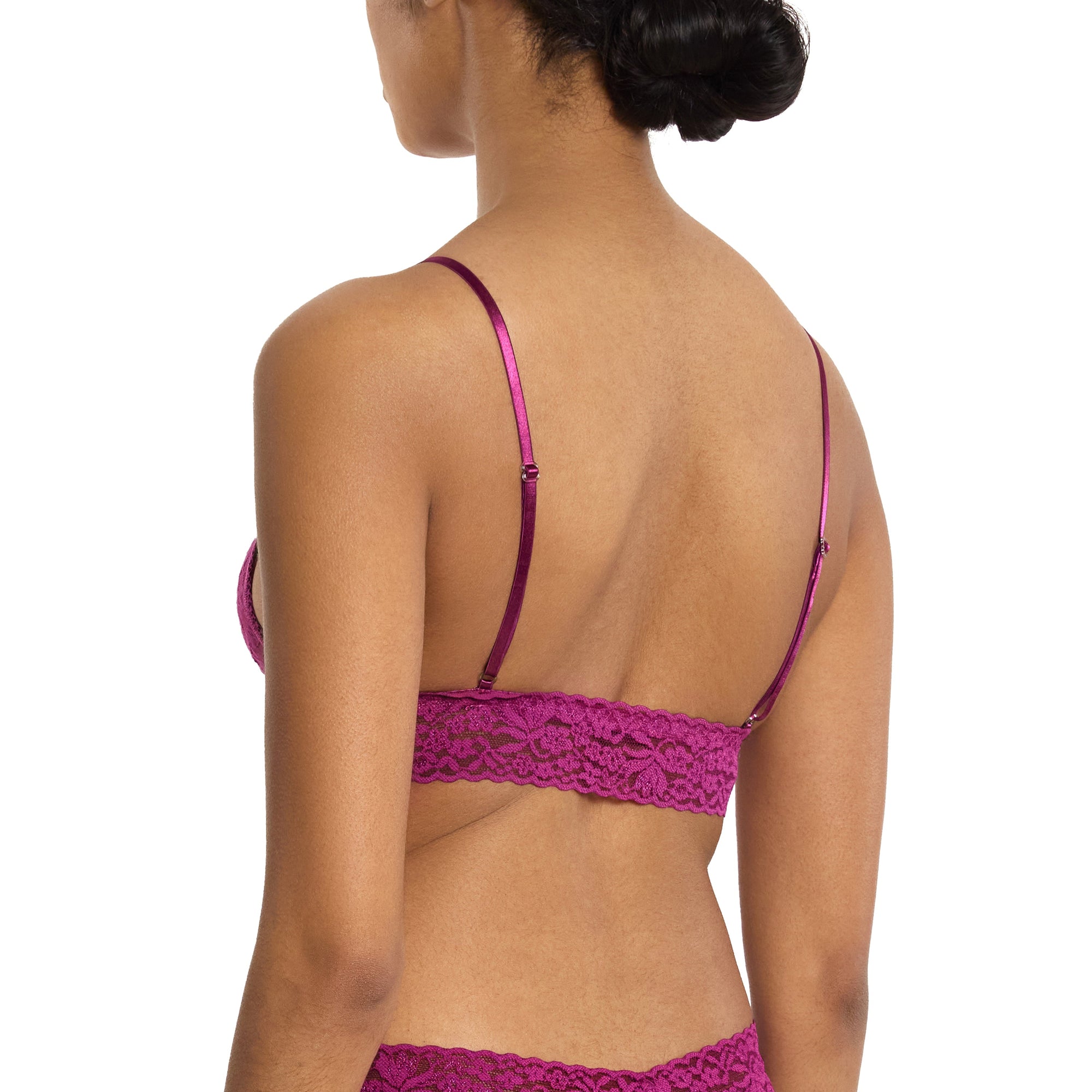 Flora Lace Bralette | Picking Plums (Pink)