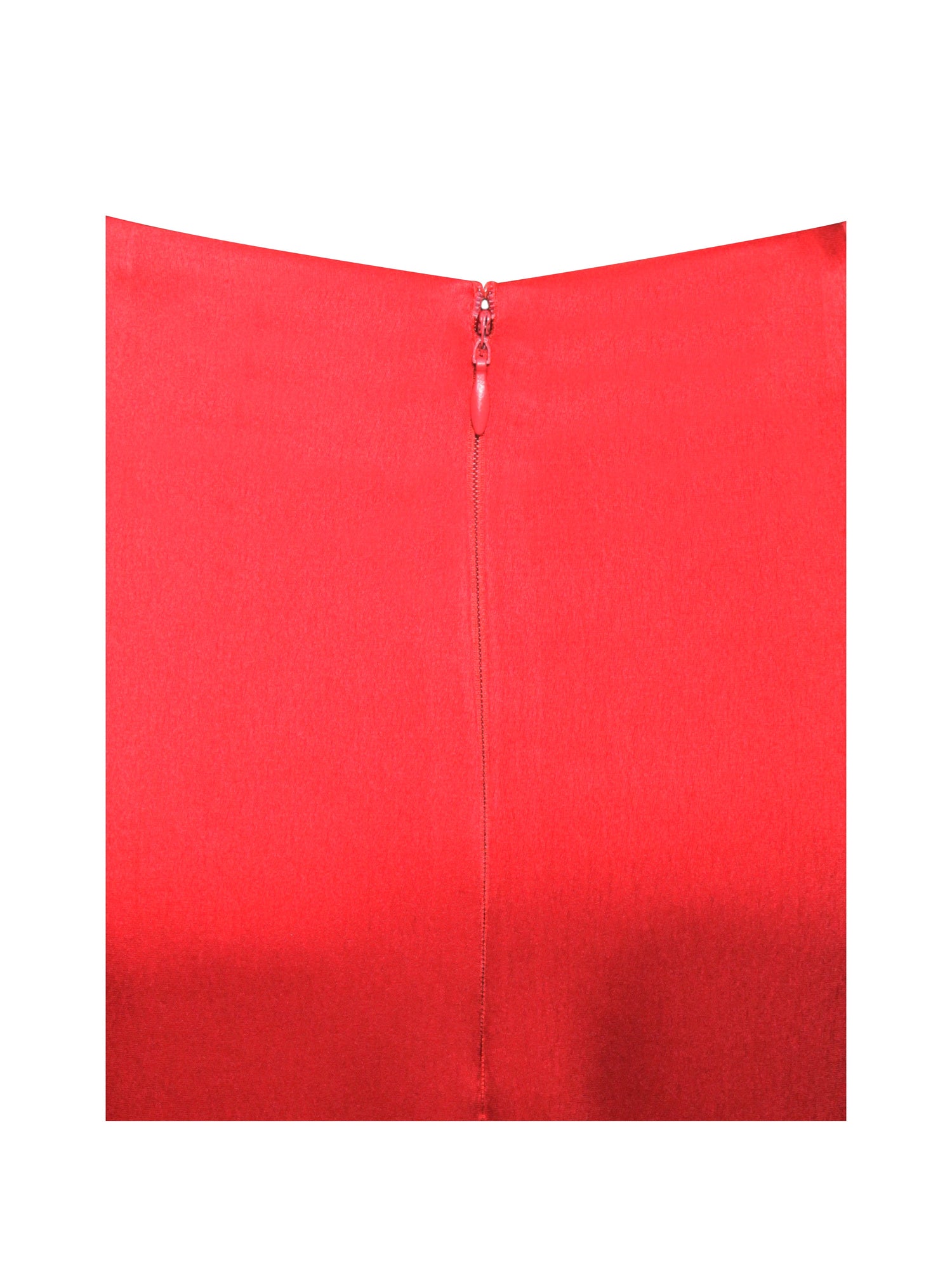 Kadesha Crystal High Slit Satin Corset Gown | Red