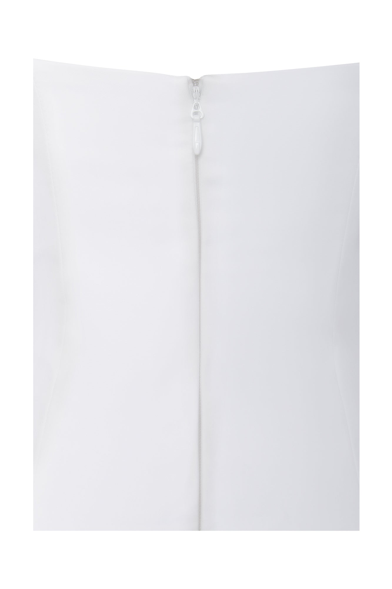 Sacha Lace Drop Waist Corset Puffy Mini Dress | White