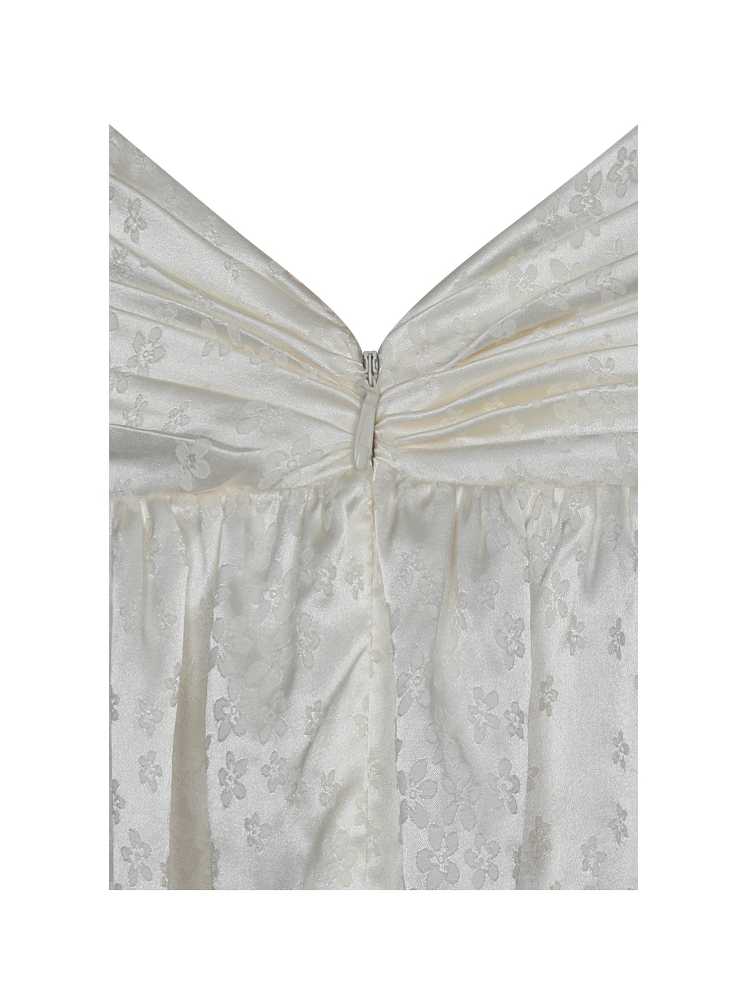 Nalani Ruffled Halter Maxi Dress | Floral Ivory