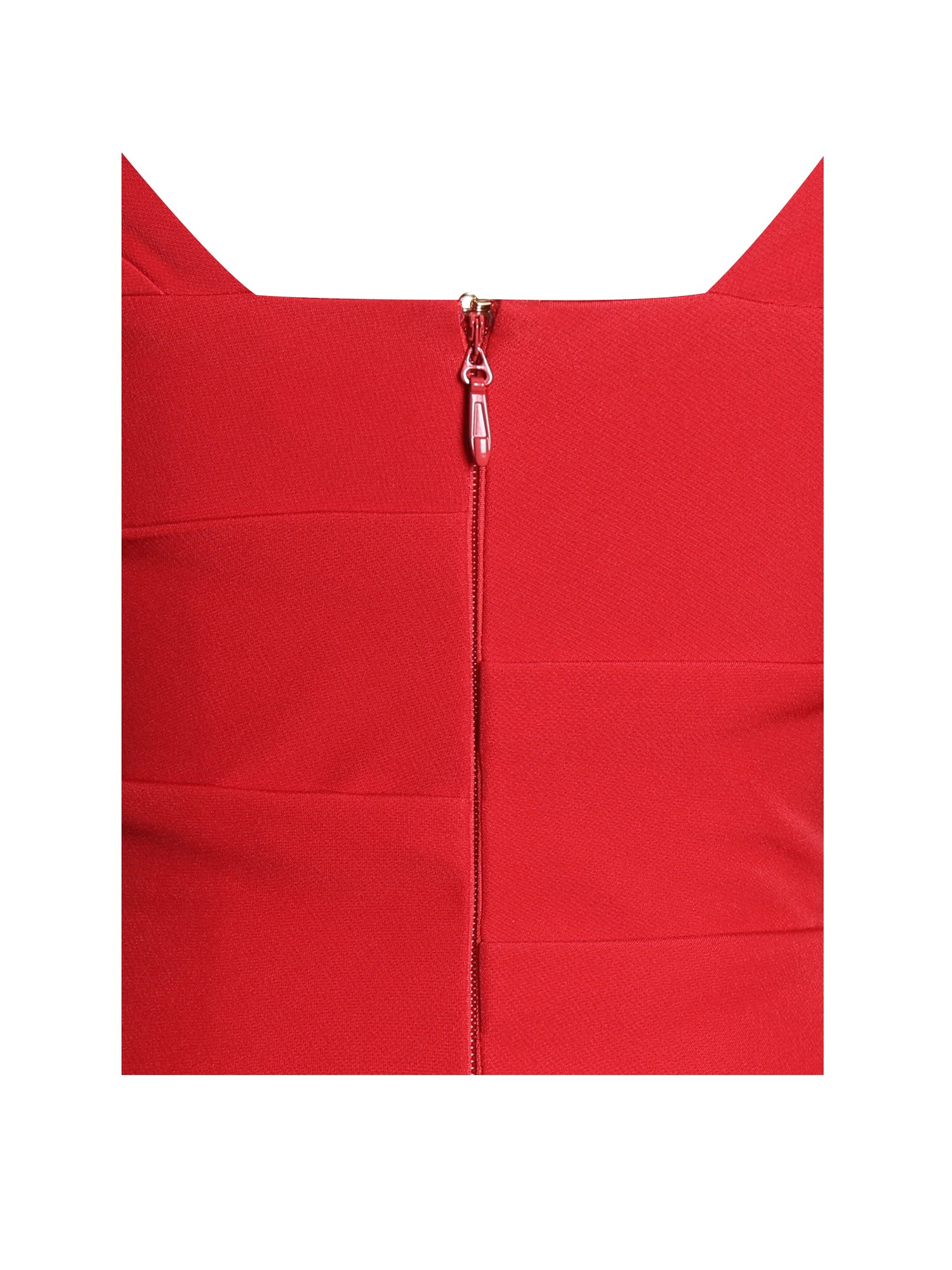 Cait Off Shoulder Drop Waist Mini Dress | Red
