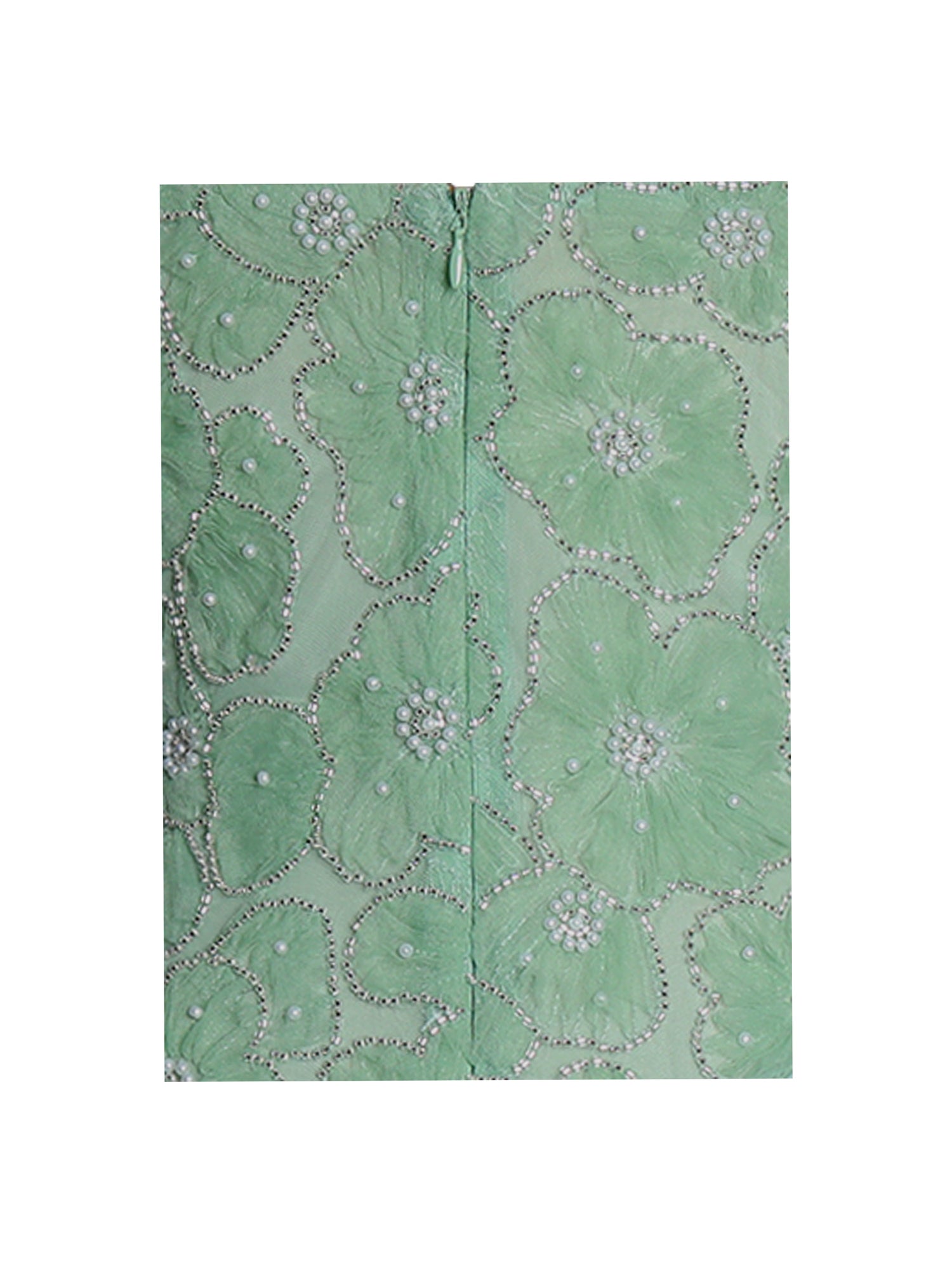Ucille Embroidered Chiffon Maxi Dress | Sage Green