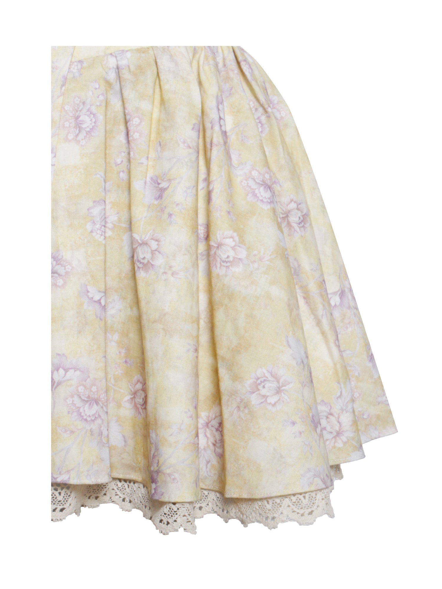 Oana Linen Collared Off Shoulder Mini Dress | Floral Print