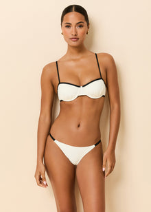 Jordana/Morgan Bikini Brule / Noir - Solid & Striped