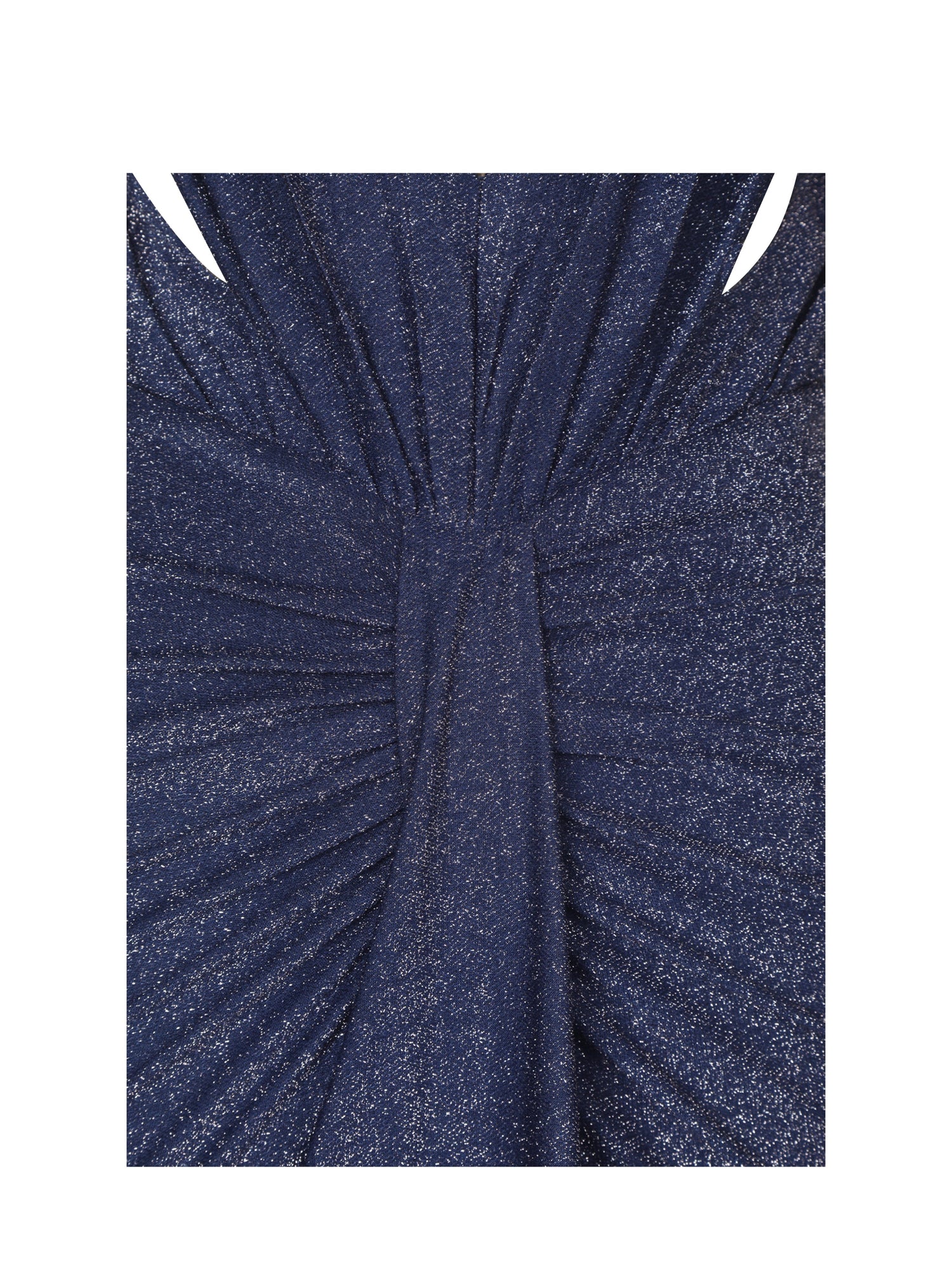 Terri Sparkle Plunging Backless Maxi Dress | Navy