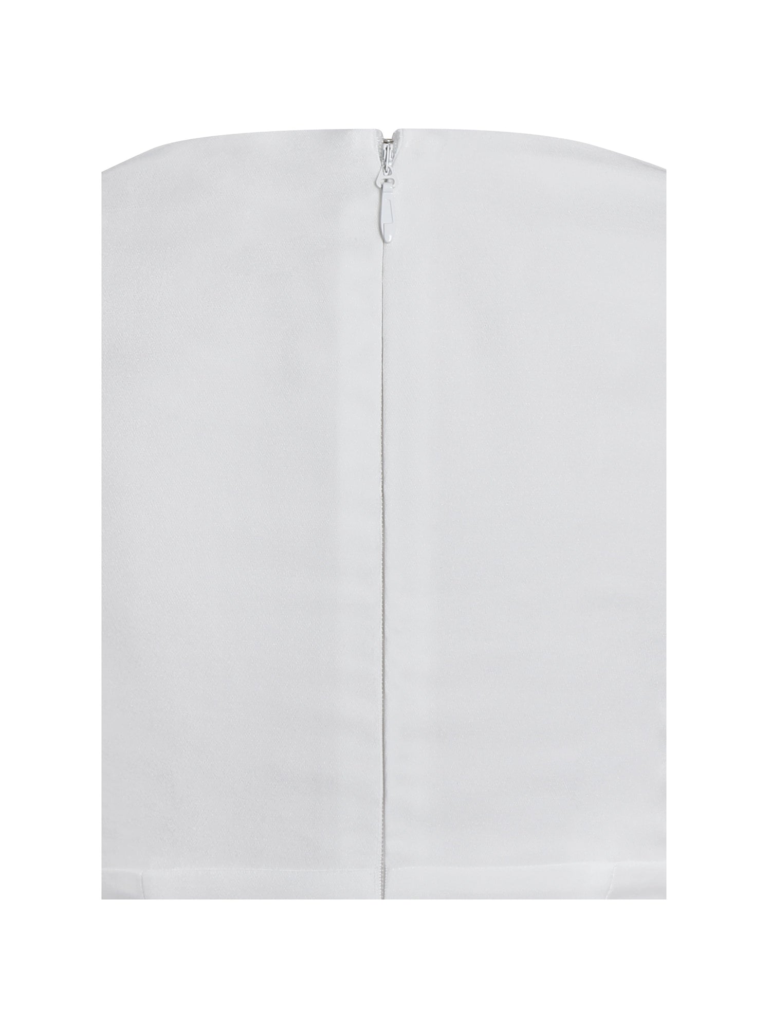 Caitlyn Bubble Sleeve Corset Layered Mini Dress | White