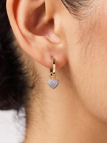 14K Gold Plated Cubic Zirconia Enamel Freshwater Pearl Cherry Love Heart Bar Earring Charms Ana Luisa Must Have Charms Starter Kit