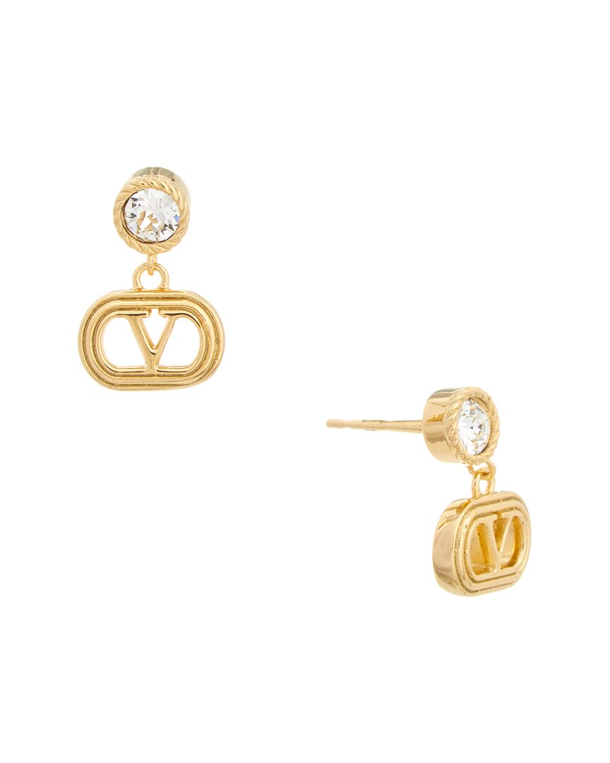 Valentino | Womens | Oval Swarovski Earrings | Yellow