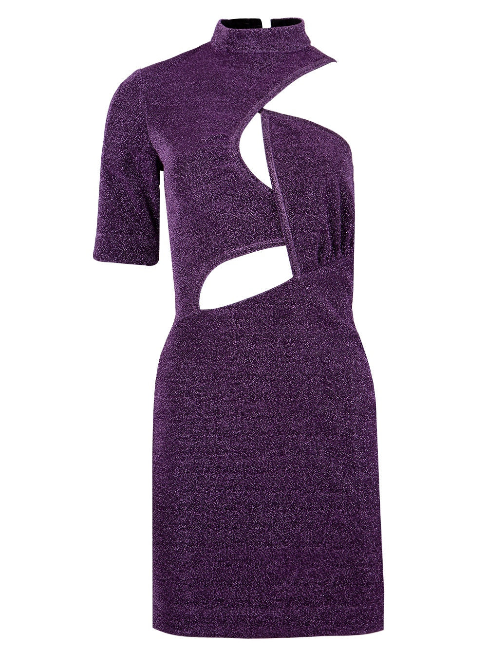 Stella McCartney | Malissa Cut-out Mini Dress | Grape