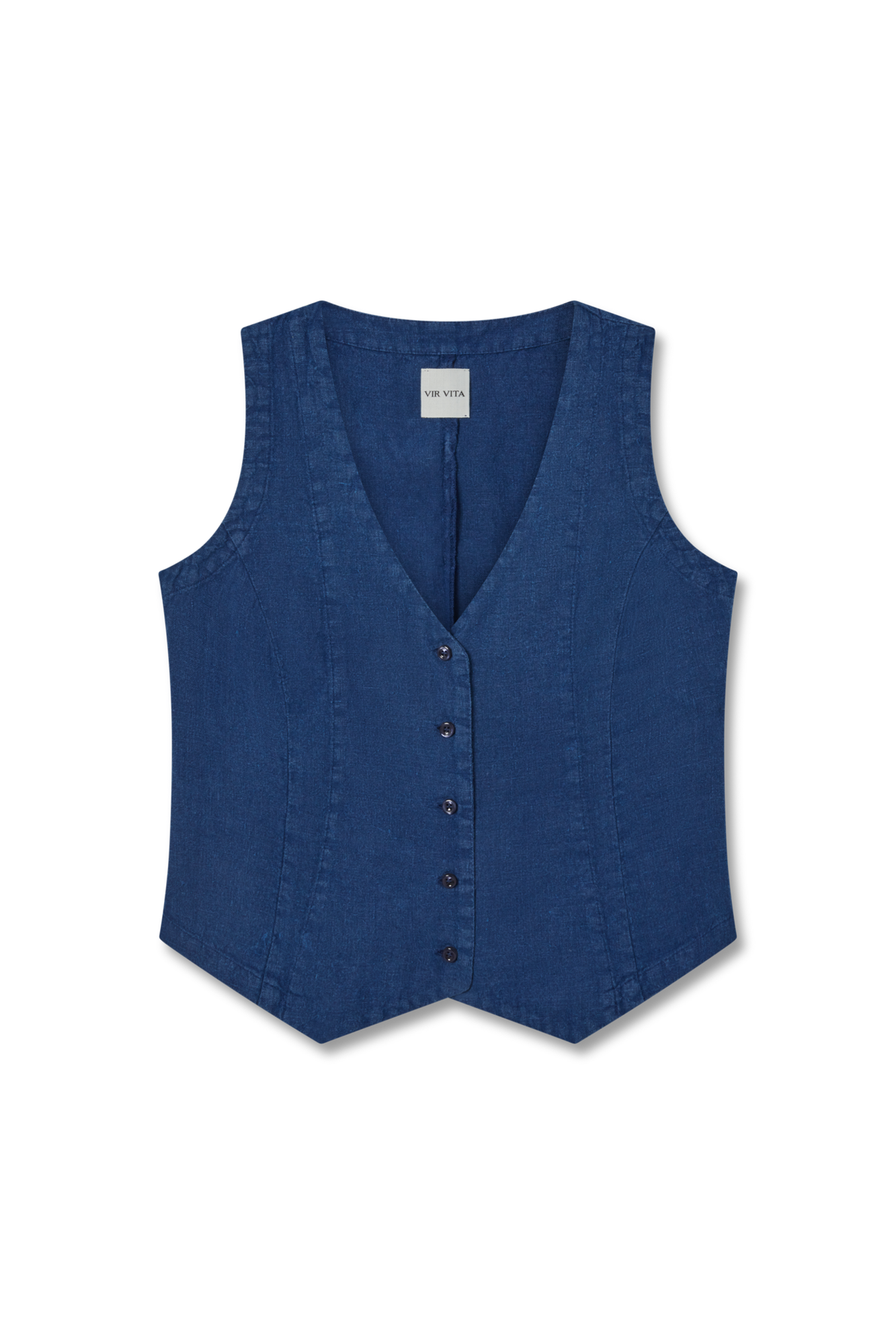 Violette Vest | Navy