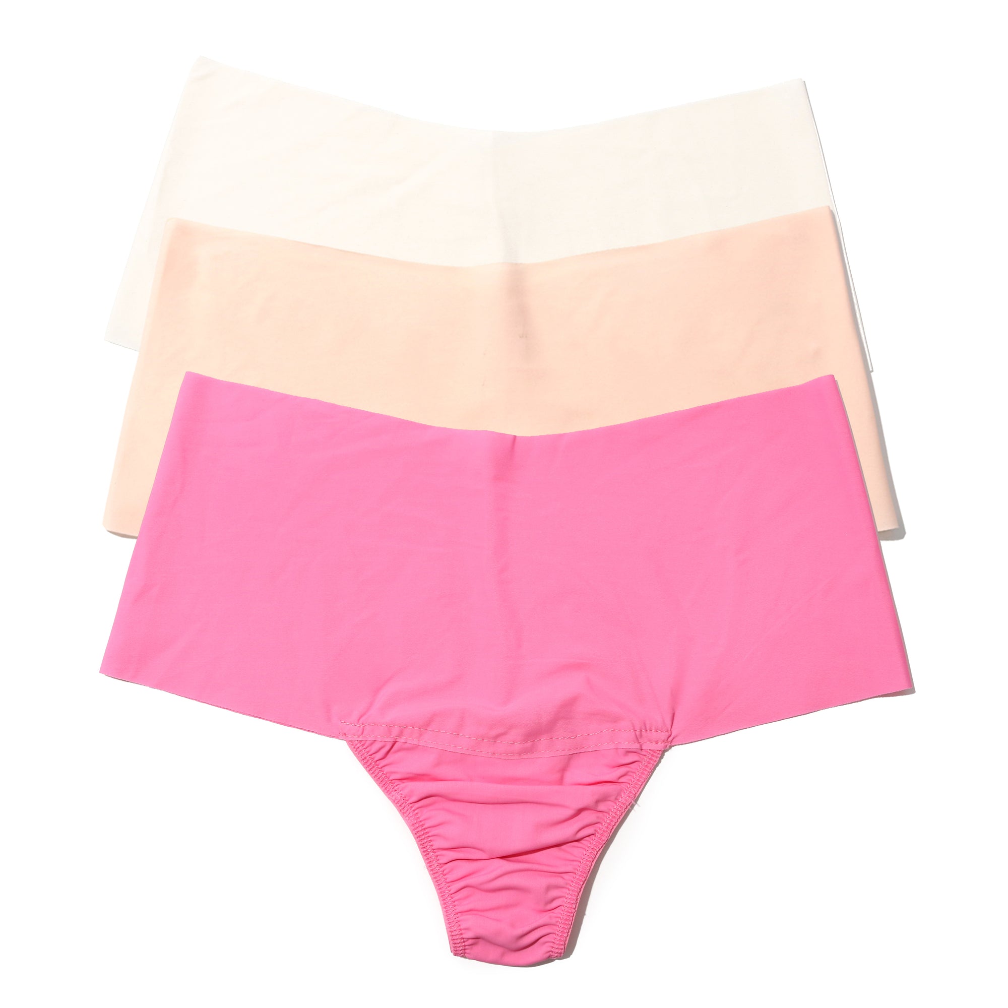 3-Pack BreatheSoft Hi-Rise Thong | Linen - Taffy - Sweet Nothing