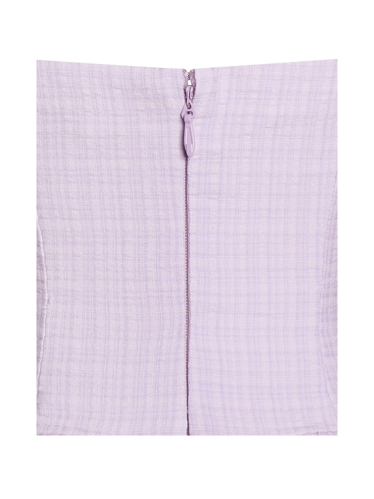 Jaclyn Lace Trim Cutout Seersucker Midi Dress | Lavender