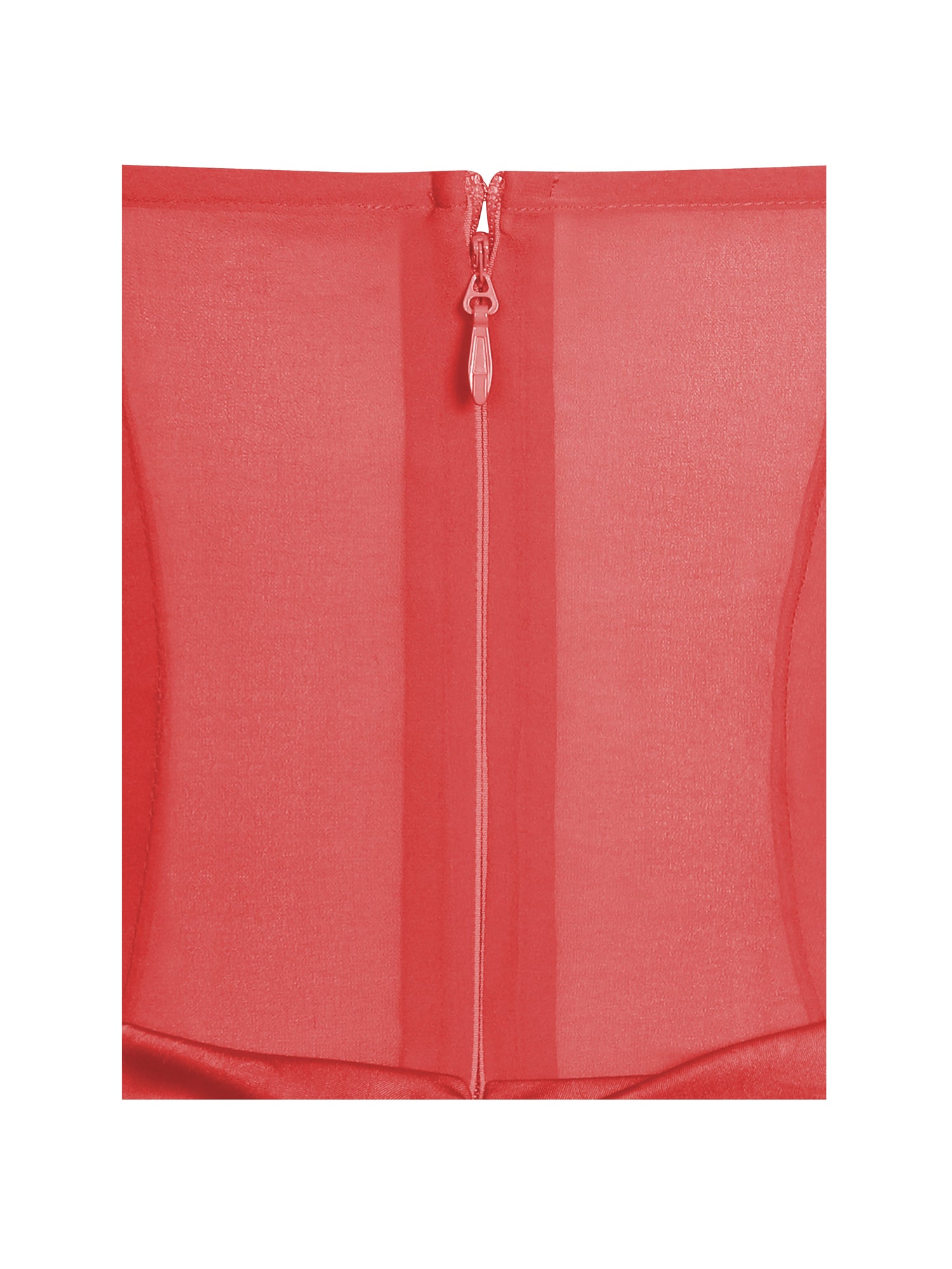 Dahlina Ruched Waist High Slit Midi Dress | Red
