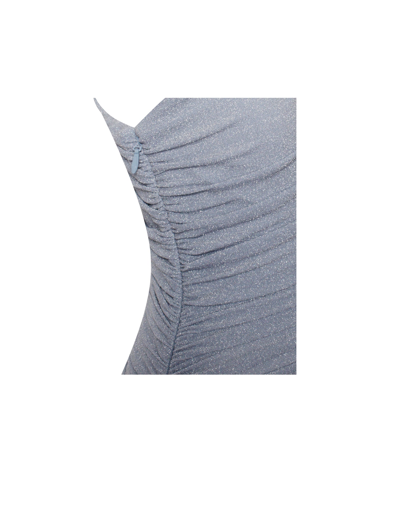 Peyton One Sleeve Ruched Pencil Dress | Light Blue
