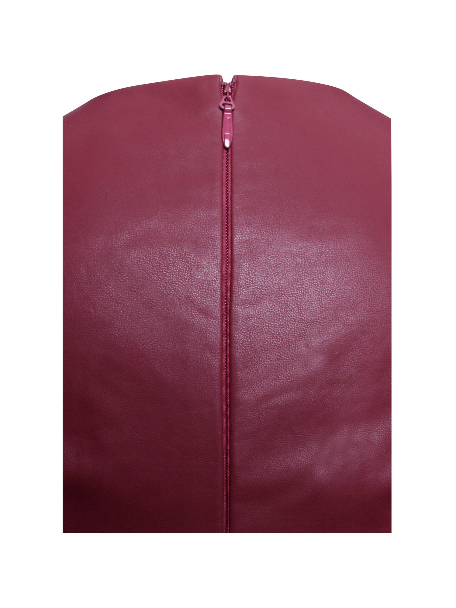 Baila Vegan Leather Blazer Mini Dress | Burgundy