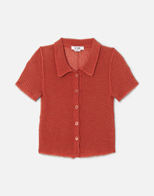 Womens | Amelia Cashmere Polo | Heritage Red