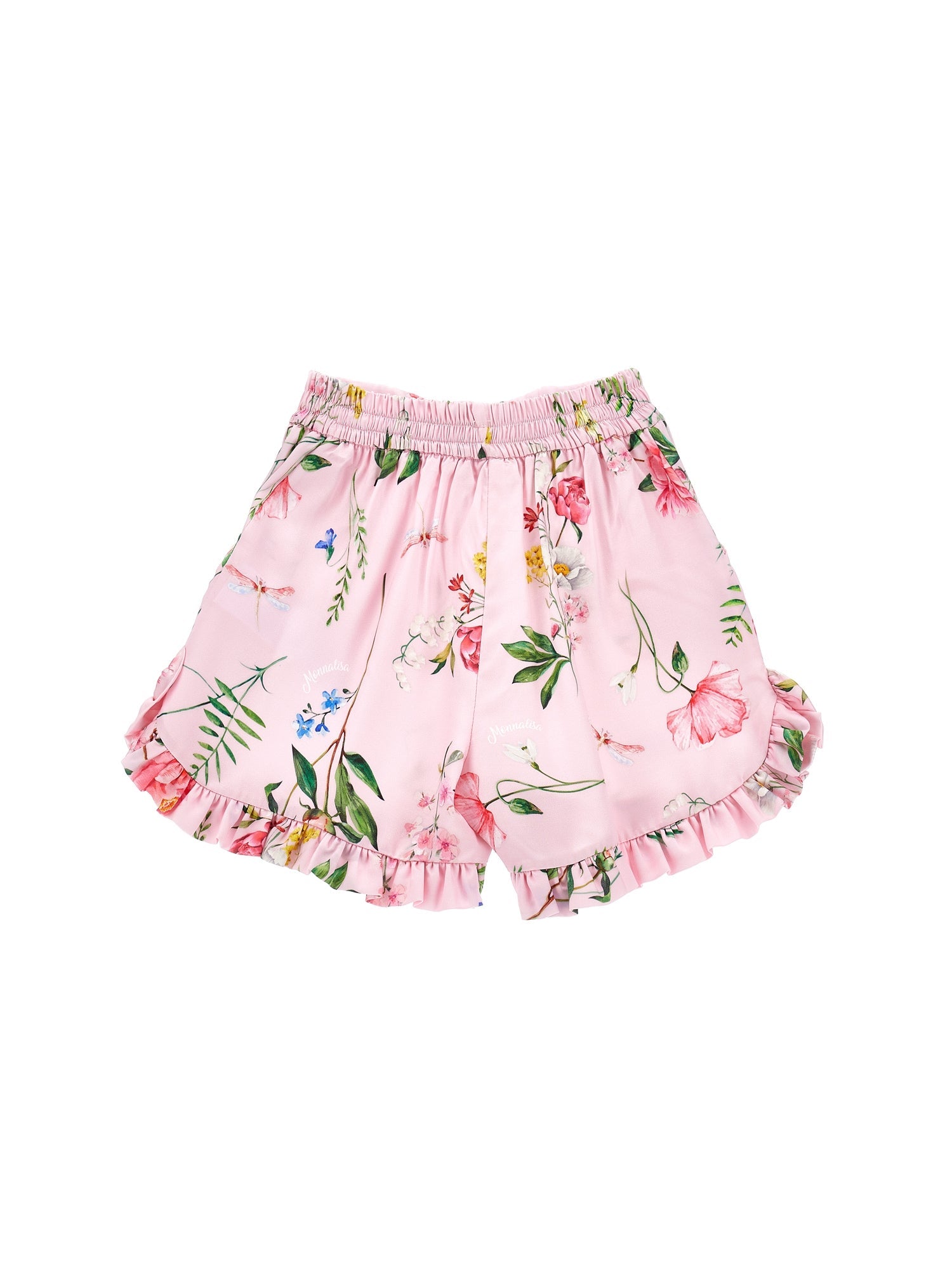 Girls | Botanical Satin Shorts | FairyTale/Multicolor