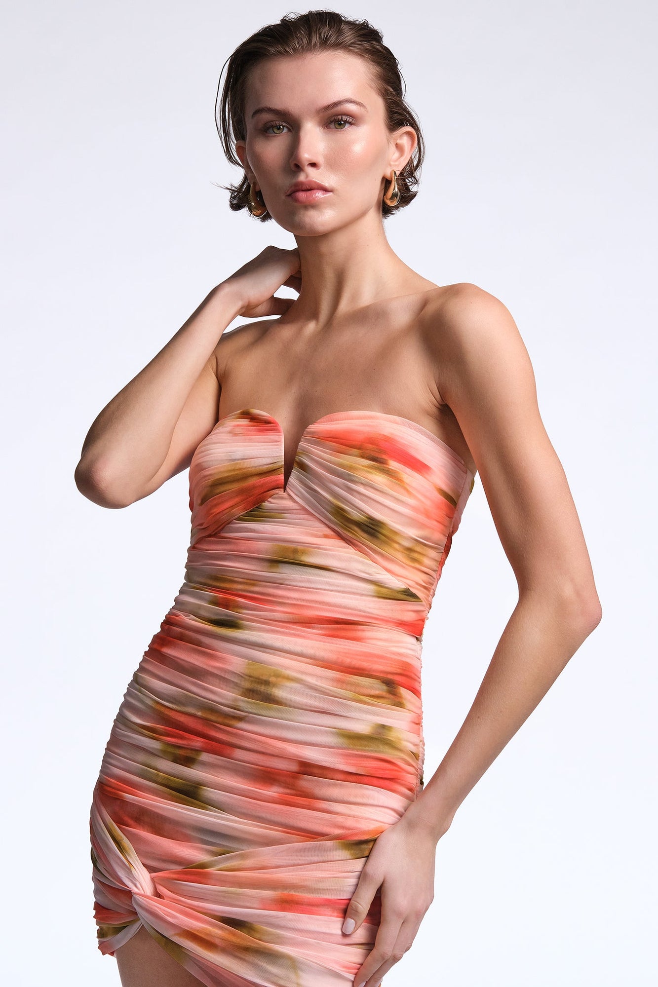 Elia Dress | Floral Echo Print
