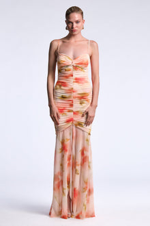 Soraya Gown | Floral Echo Print