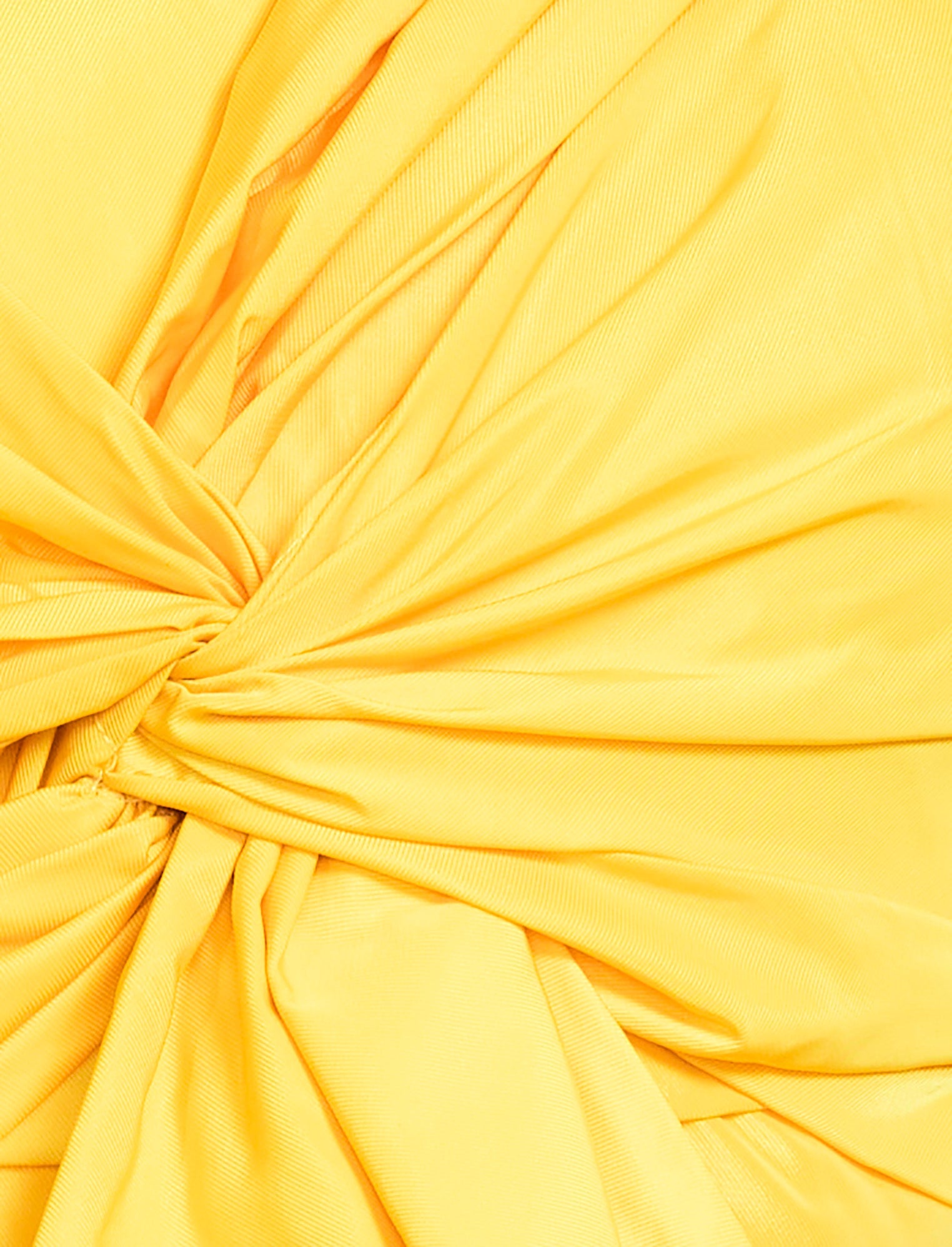 Bustier with Long Train | Sunshine Yellow