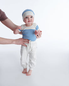 Seashell Blue Stripes//