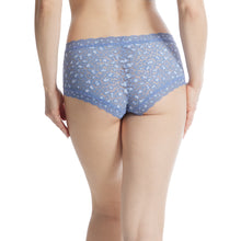 Cross-Dyed Boyshort - I | Stonewash Blue/Serenity Blue