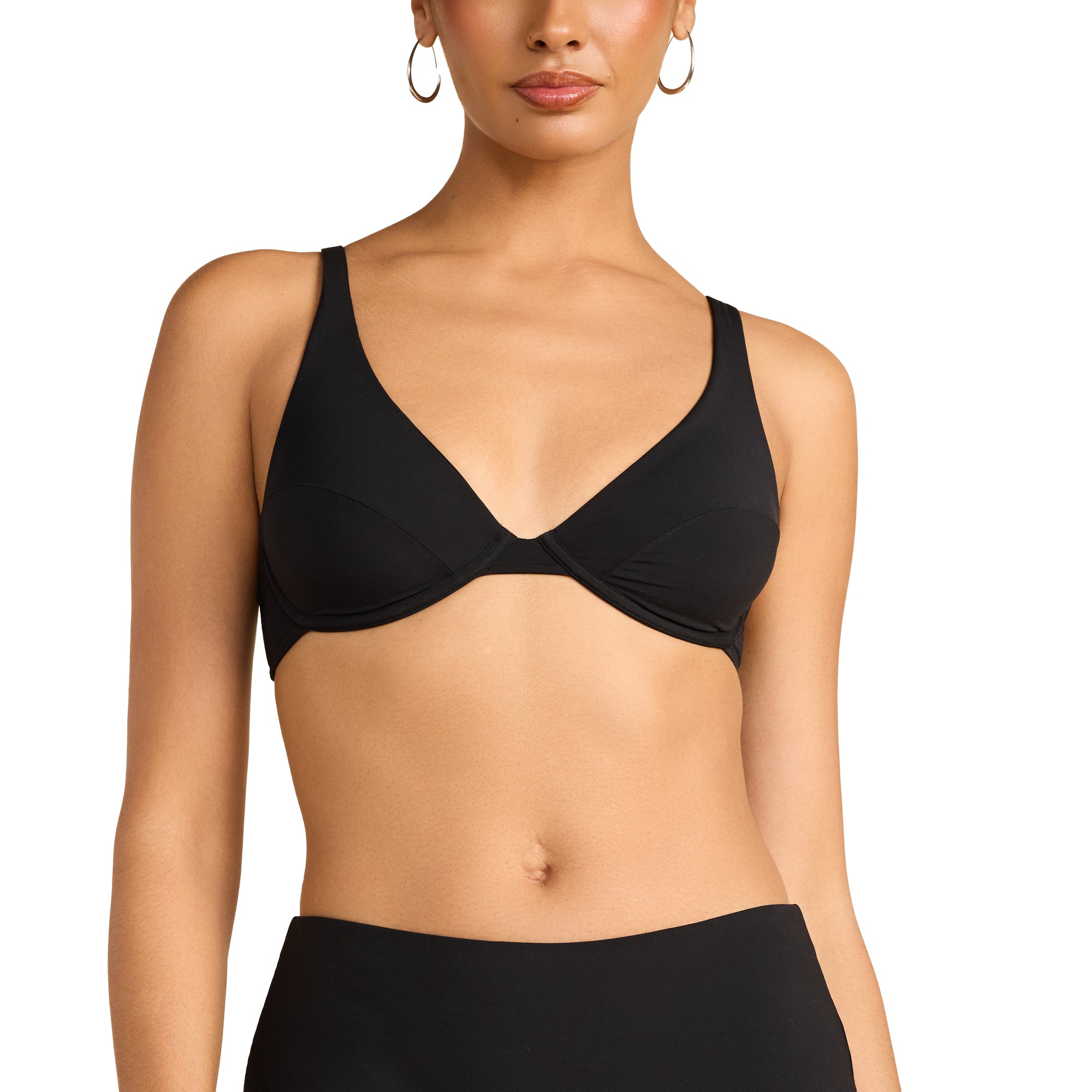 Swim Underwire Top | Black