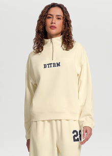 Better League Zip Sweatshirt | Creamy White