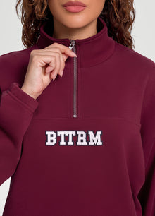 Better League Zip Sweatshirt | Burgundy