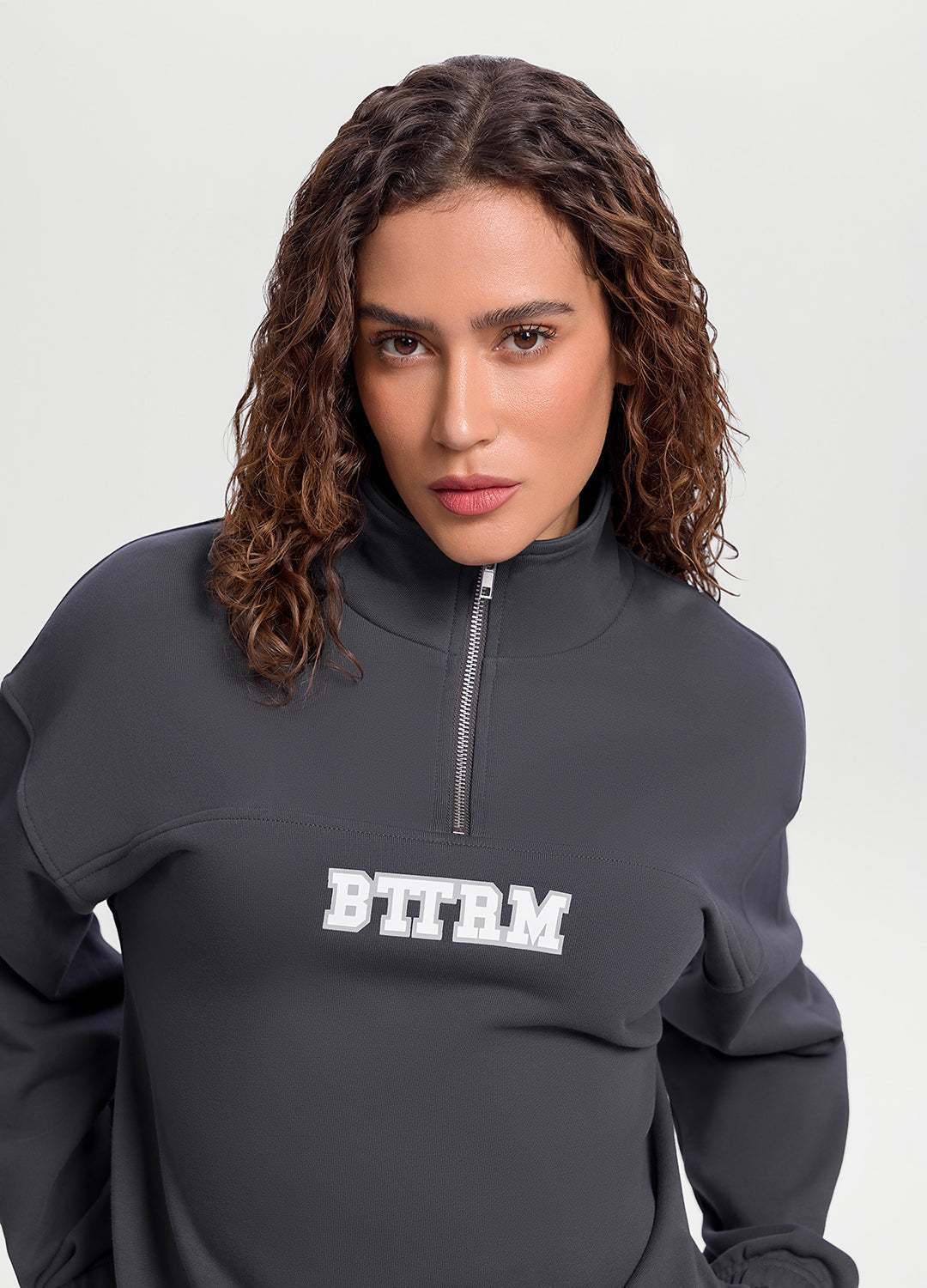 Better League Zip Sweatshirt | Charcoal