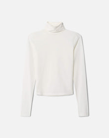 Womens | Hanes Sheer Turtleneck | Vintage White